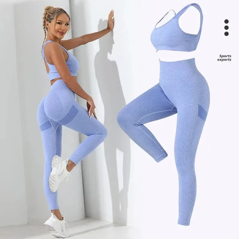 2 pcs Crisscross Back Cami Hip-hugging Tummy Control Leggings | Crisback