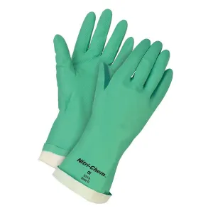 5319 MCR Safety Nitri-Chem Chemical Resistance Gloves, Large, Nitrile, 13 Inch L