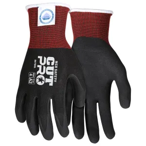 90780S MCR Safety Cut Resistant Gloves, Diamond Tech, Small, Black, 18 ga THK