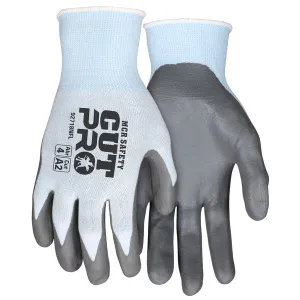92718NFS MCR Safety Cut Resistant Gloves, Synthetic, Small, Gray/Blue, 18 ga THK