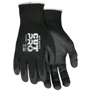 92720NFXL MCR Safety Cut Resistant Gloves, Synthetic, X-Large, Black, 10 ga THK