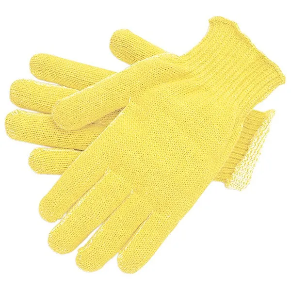 9362M MCR Safety Cut Resistant Gloves, Kevlar, Medium, Yellow, 7 ga THK