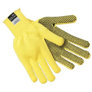 9365M MCR Safety Cut Resistant Gloves, Kevlar, Medium, Brown/Yellow, 7 ga THK