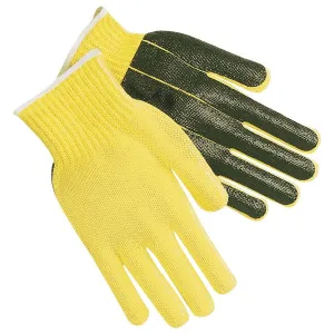 9368S MCR Safety Cut Resistant Gloves, Kevlar, Small, Brown/Yellow, 7 ga THK