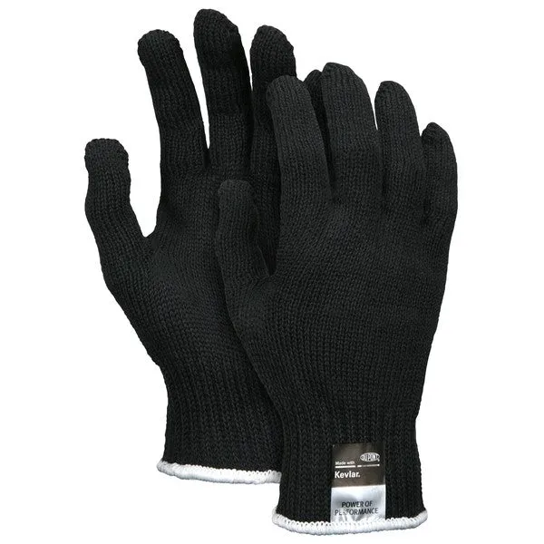 9370BKXL MCR Safety Cut Resistant Gloves, Kevlar, X-Large, Yellow, 7 ga THK