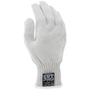 9381XSLH MCR Safety Cut Resistant Gloves, Steelcore, X-Small, White, 7 ga THK
