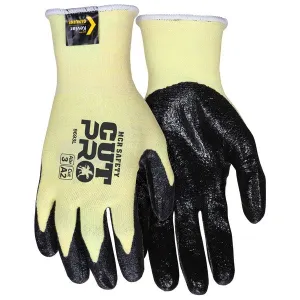 9693XL MCR Safety UltraTech Cut Resistant Gloves, Kevlar, X-Large, Black