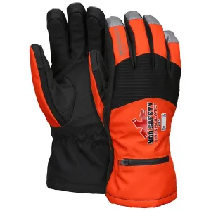 982XL CutPro Mechanics Gloves, X-Large, Synthetic, Black/Orange