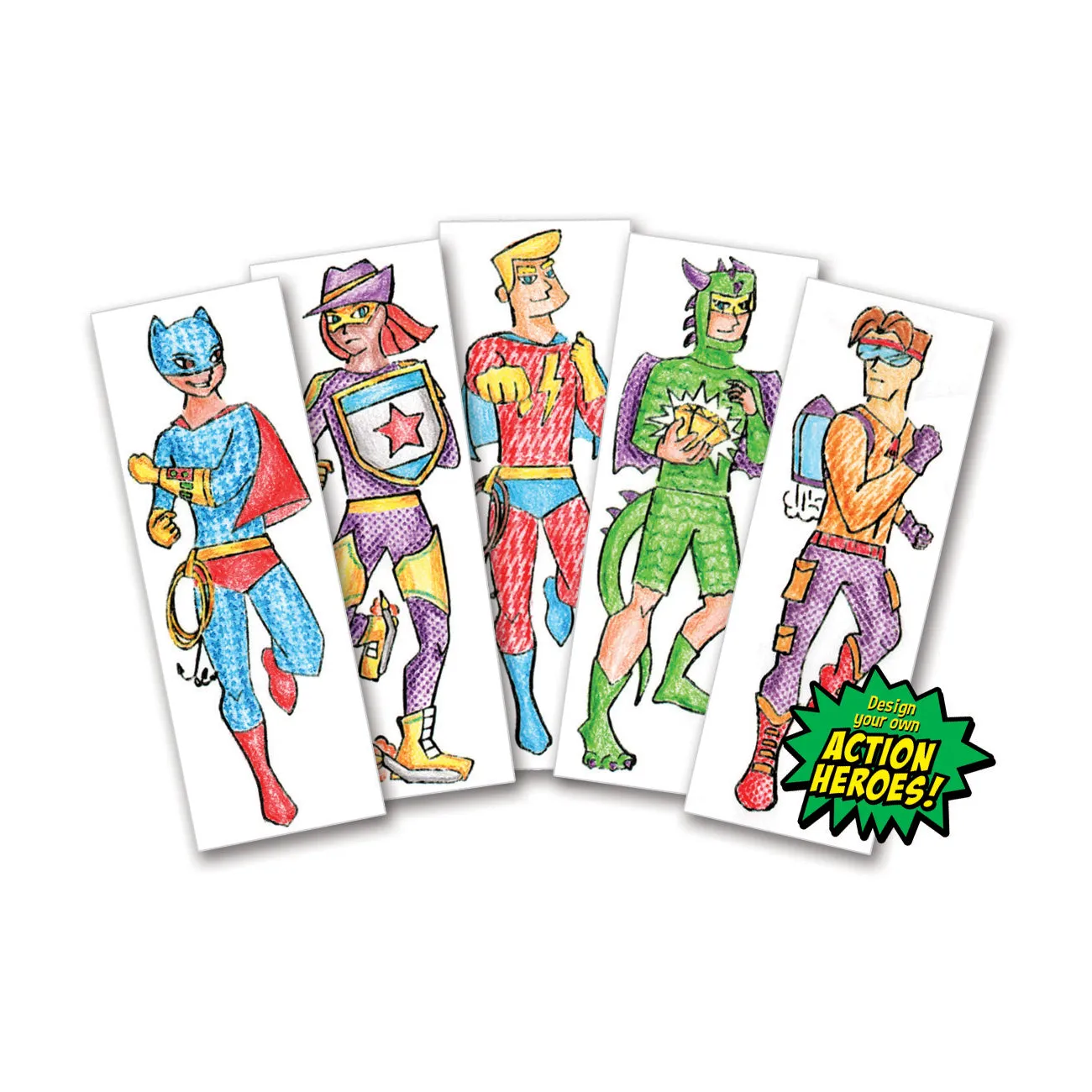Action Plates Rub & Color Design Set