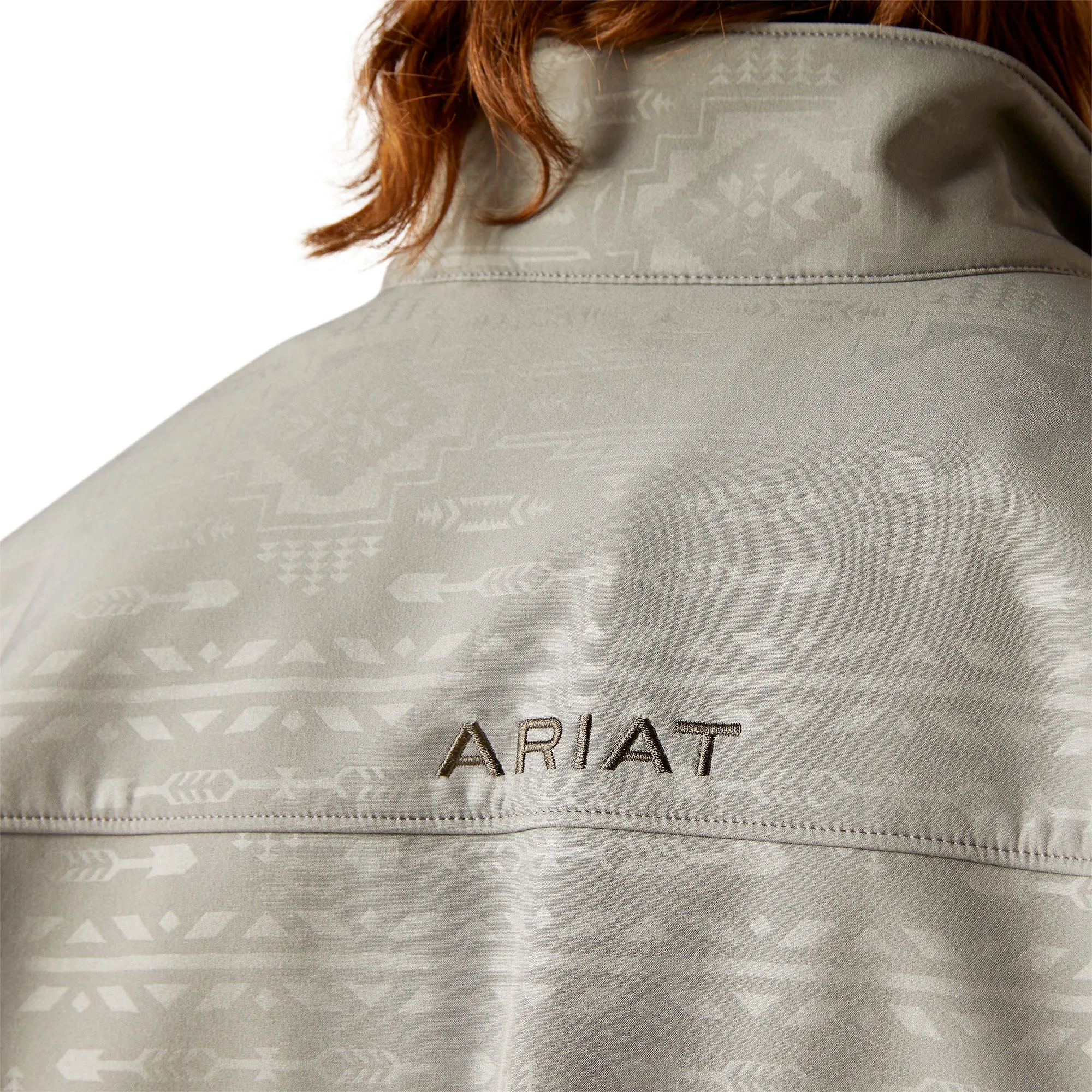 Ariat Men's Vernon 2.0 Softshell Jetty Grey Embossed Jacket 10046607