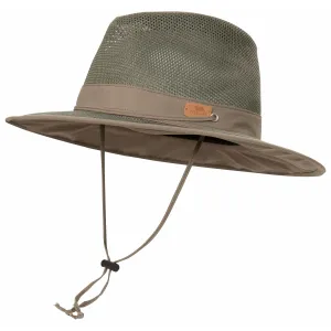 Classified Unisex Panama Mesh Hat - Khaki