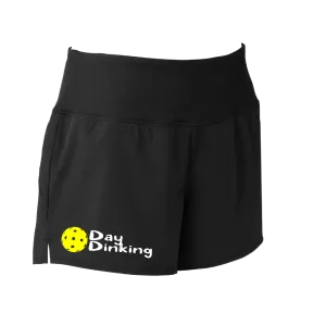 Day Dinking (Pickleball Colors Purple Rainbow White Yellow Red) | Women's Pickleball Shorts