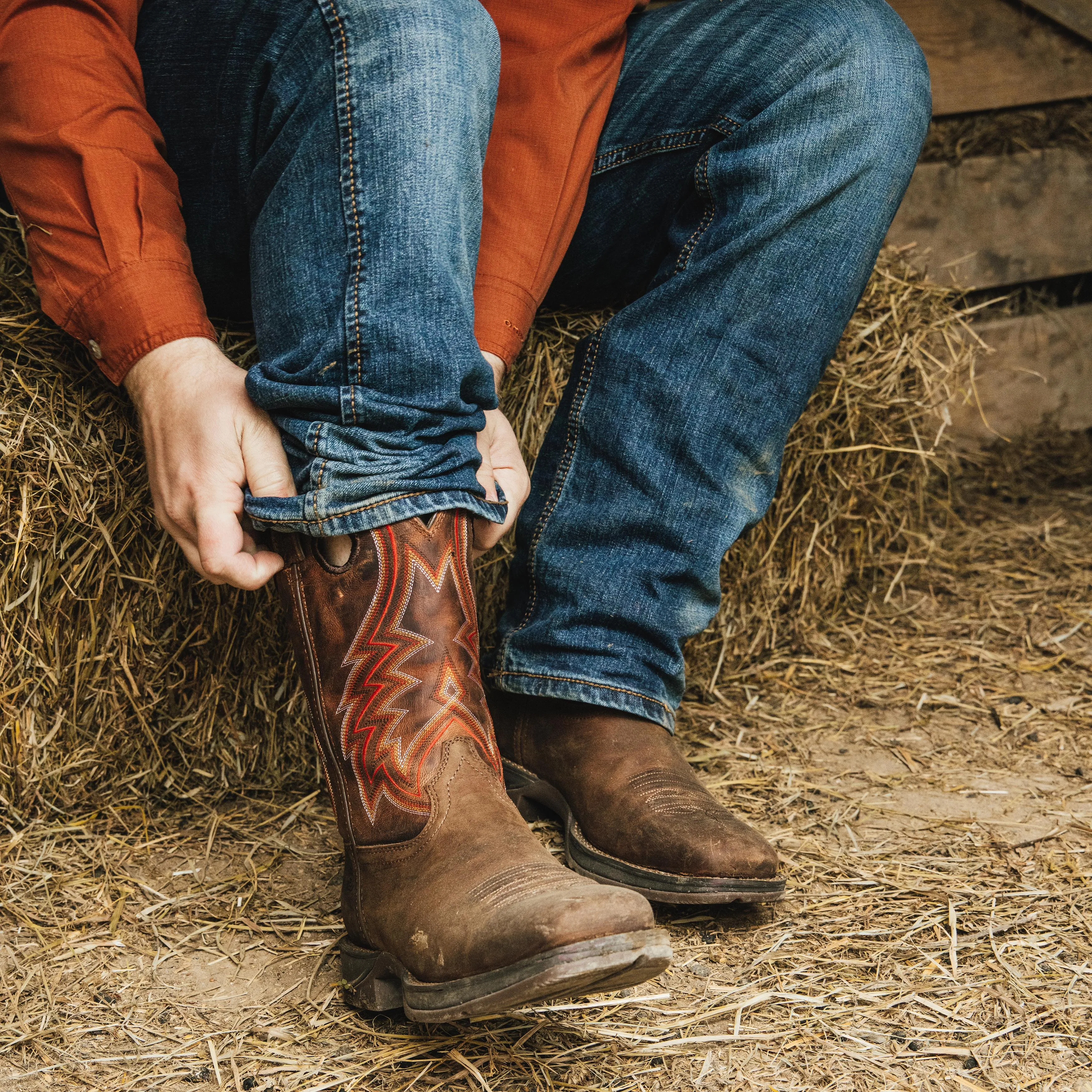 Durango Men's Rebel S 12 In Western Boot Rebel Brown W