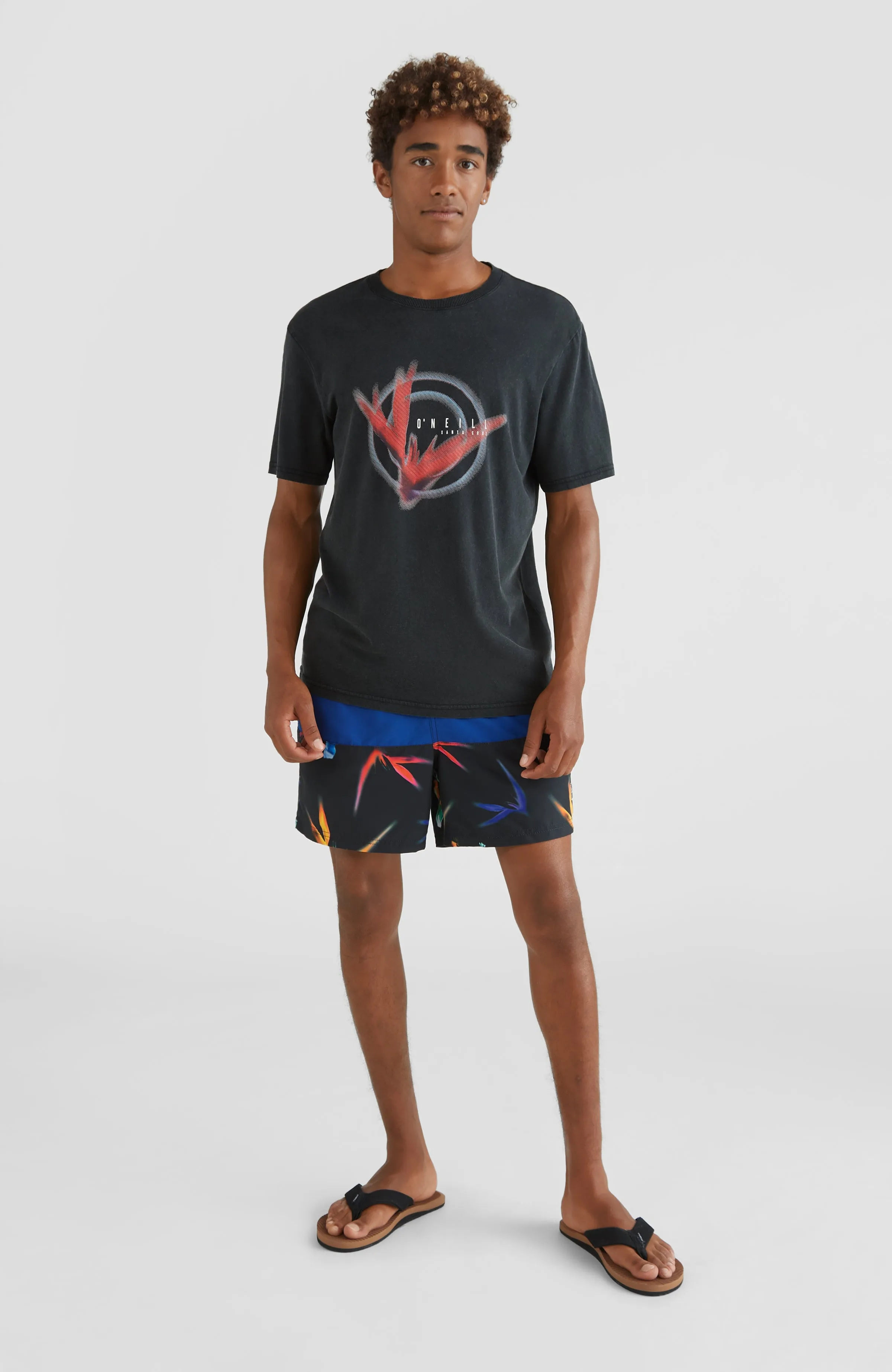 Frame Block Swim Shorts | Blue Multi 6
