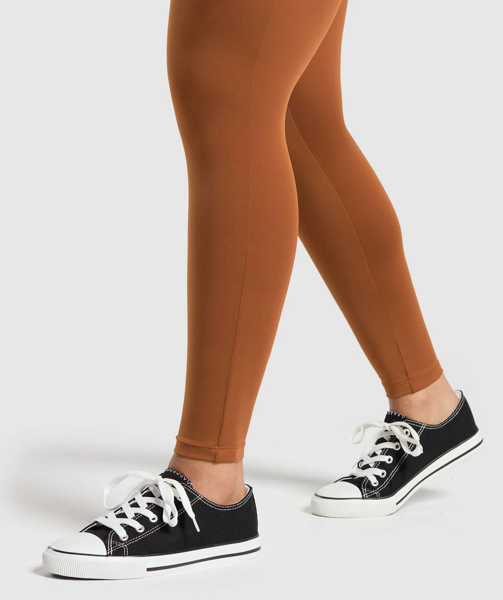 GS Power Short Leggings - Copper Brown
