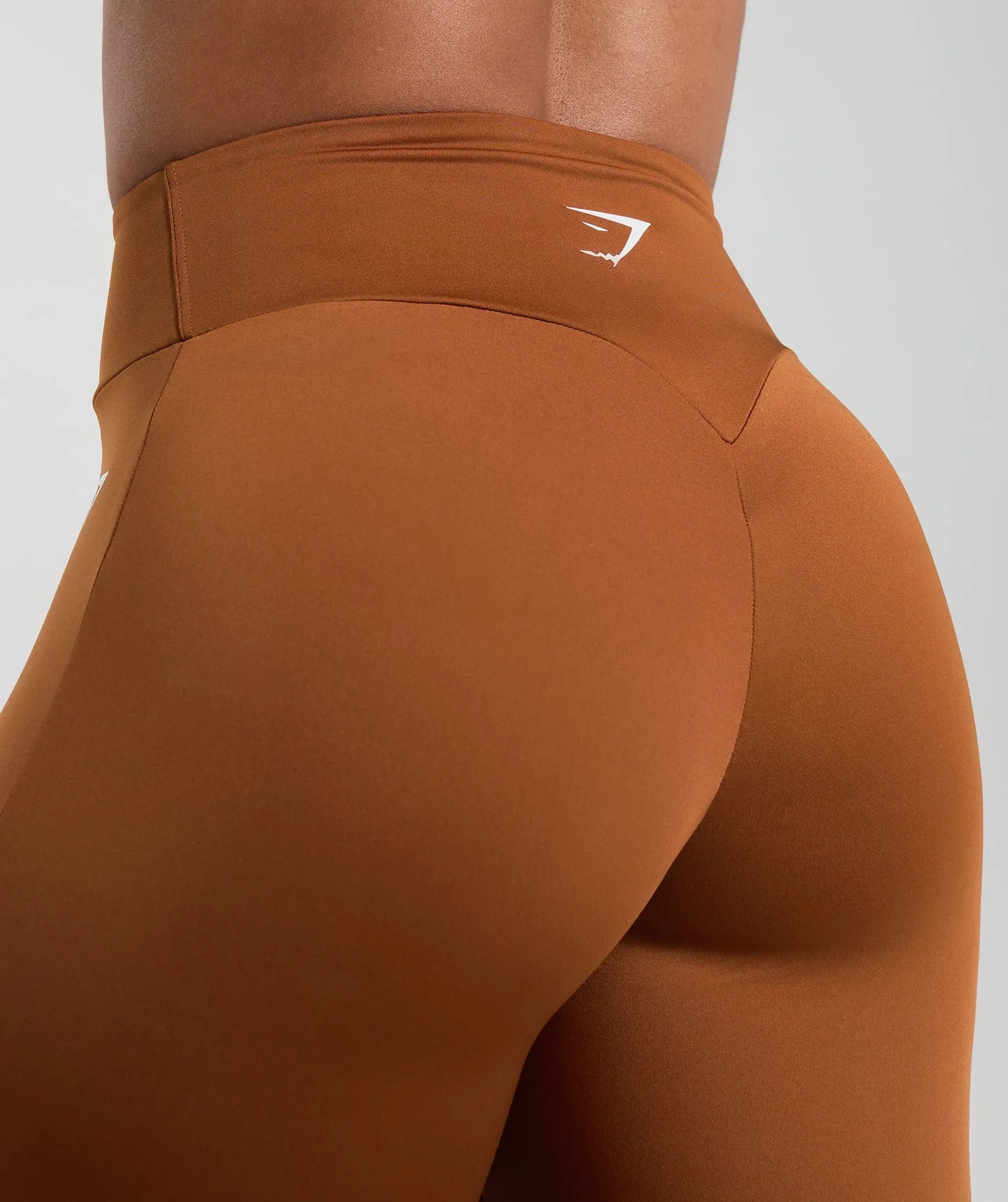 GS Power Short Leggings - Copper Brown