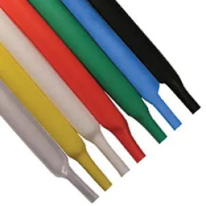 Heat Shrink Tubing Pico 1/2" Inside Diameter Black 2:1 Single Wall Heat Shrink Tube 10' ft Spool