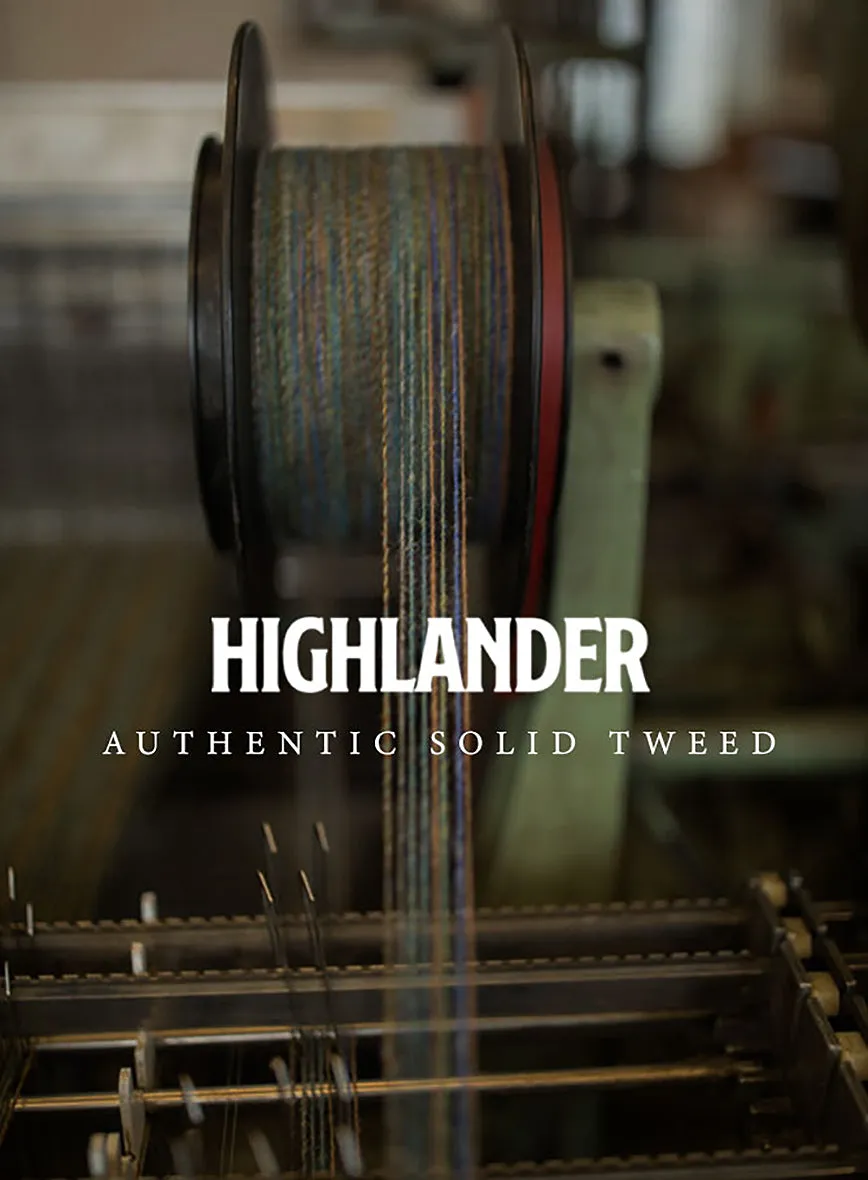 Highlander Stone Beige Herringbone Tweed Pants