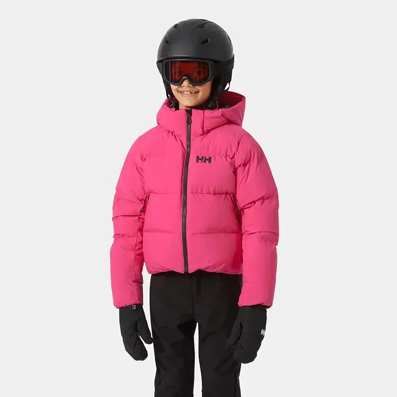 Juniors' Nora Short Puffy Ski Jacket - Dragonfruit