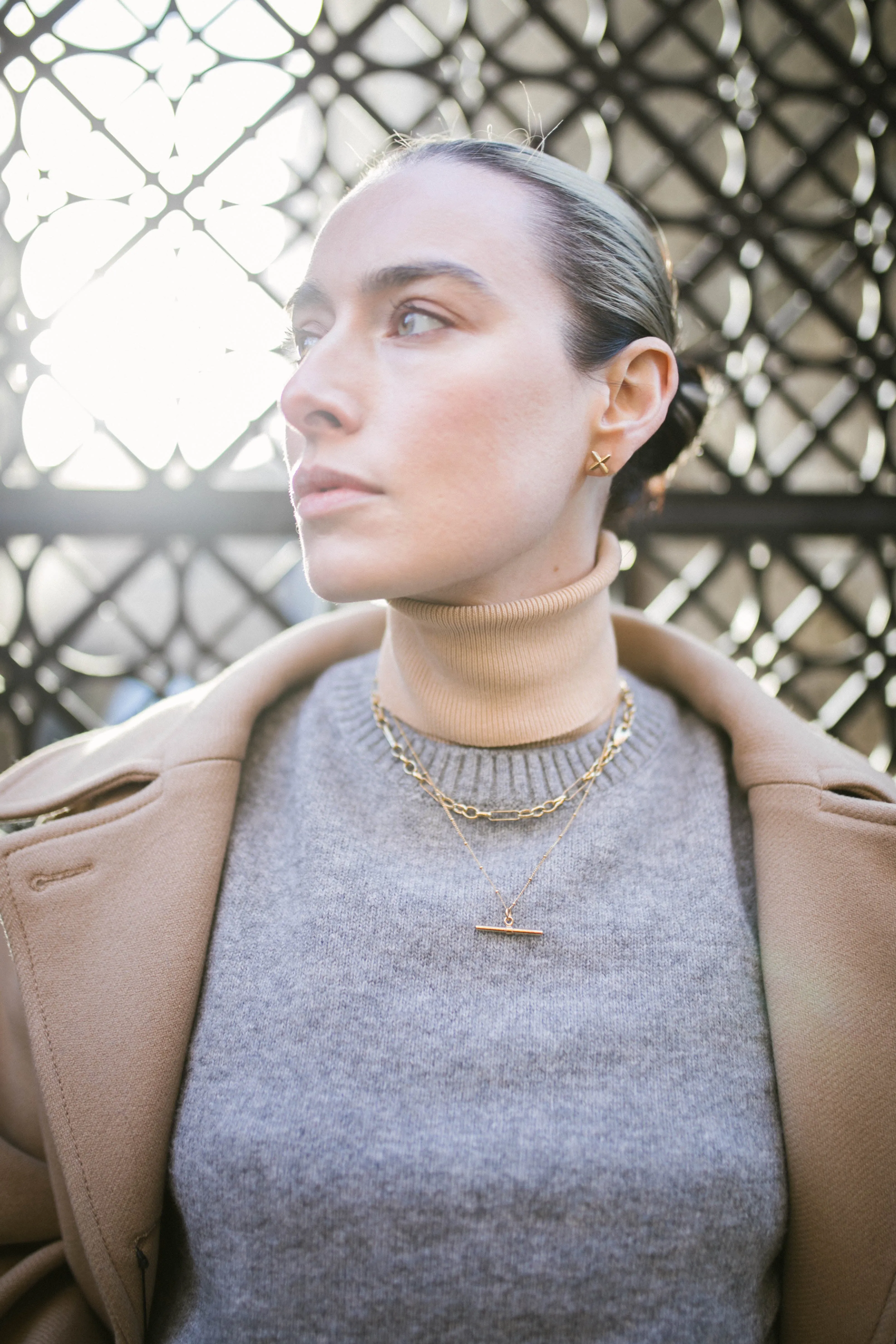 Lily Cross Studs