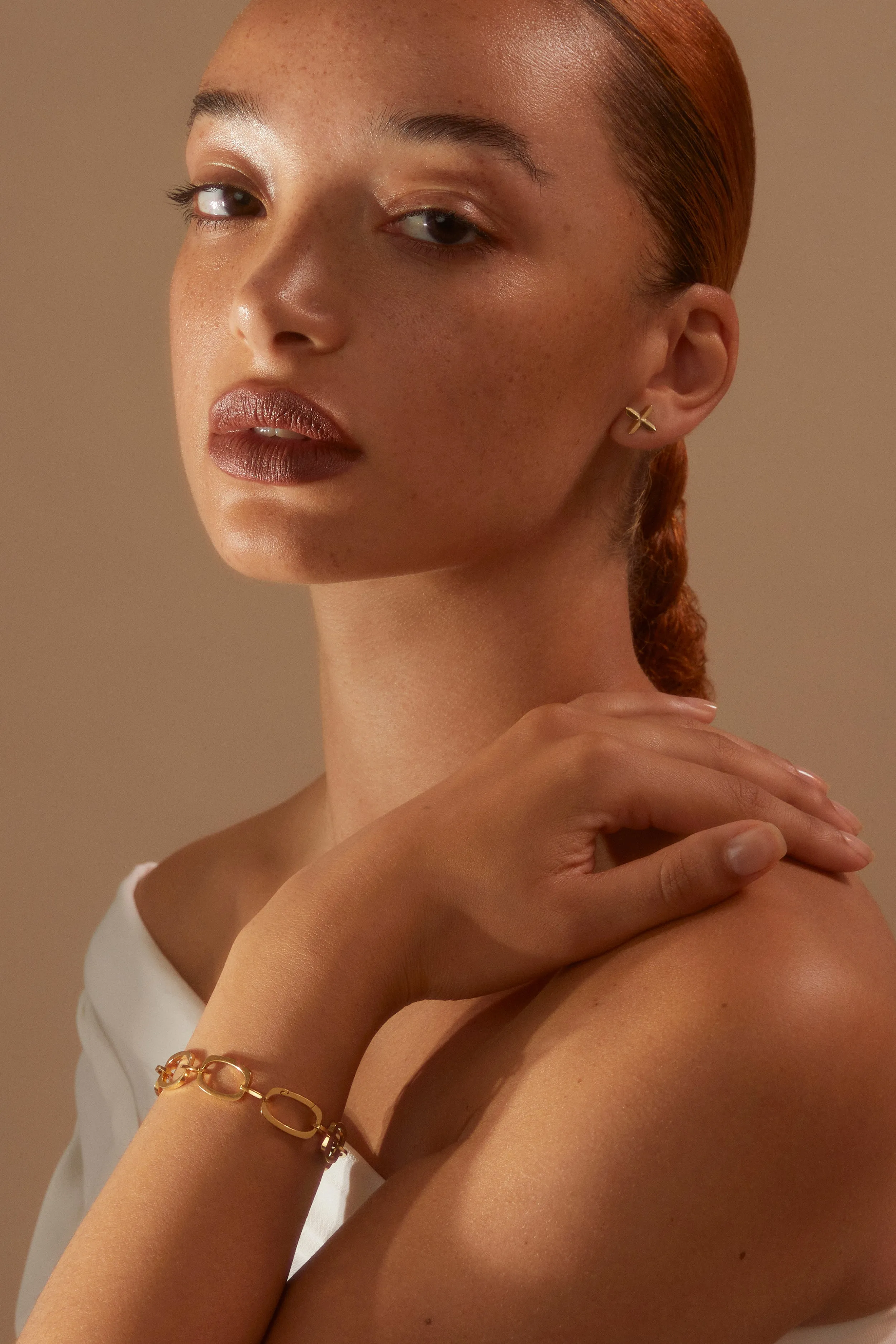 Lily Cross Studs