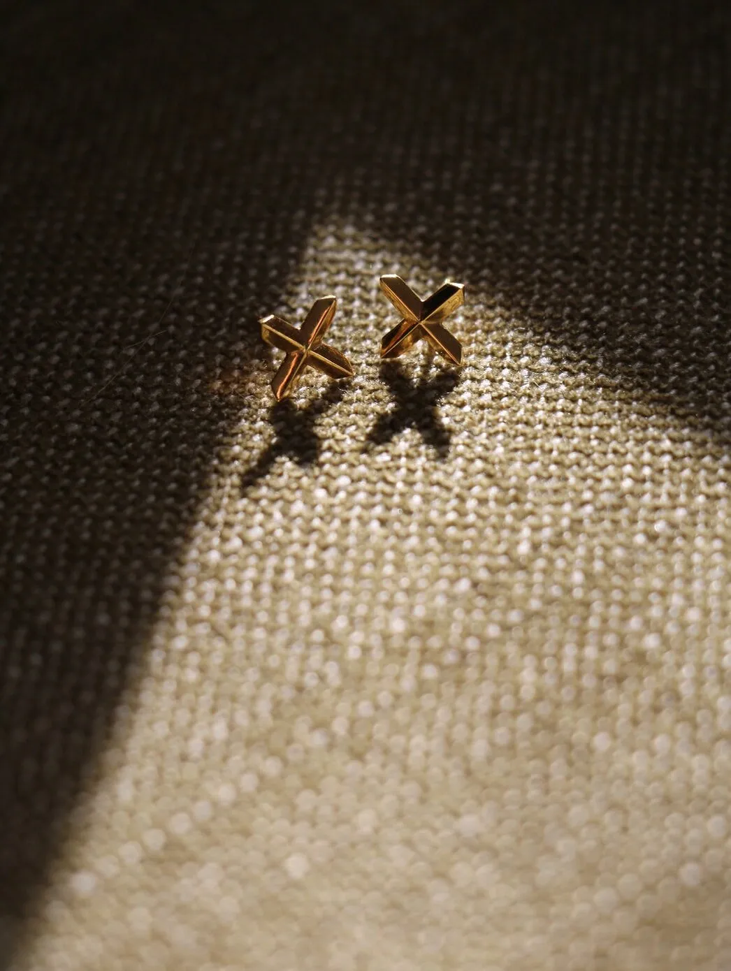 Lily Cross Studs