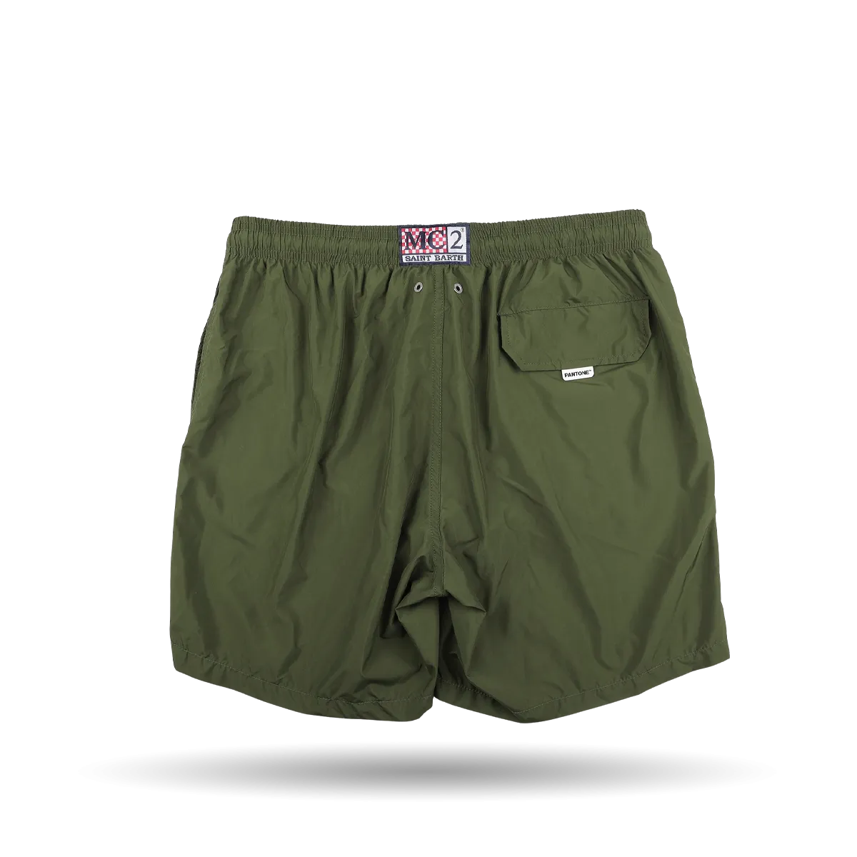 Military Green Pantone 18-0316 Swim Shorts