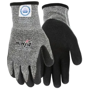 N9690TCXL MCR Safety Ninja Cut Resistant Gloves, Dyneema/Acrylic, X-Large, Black