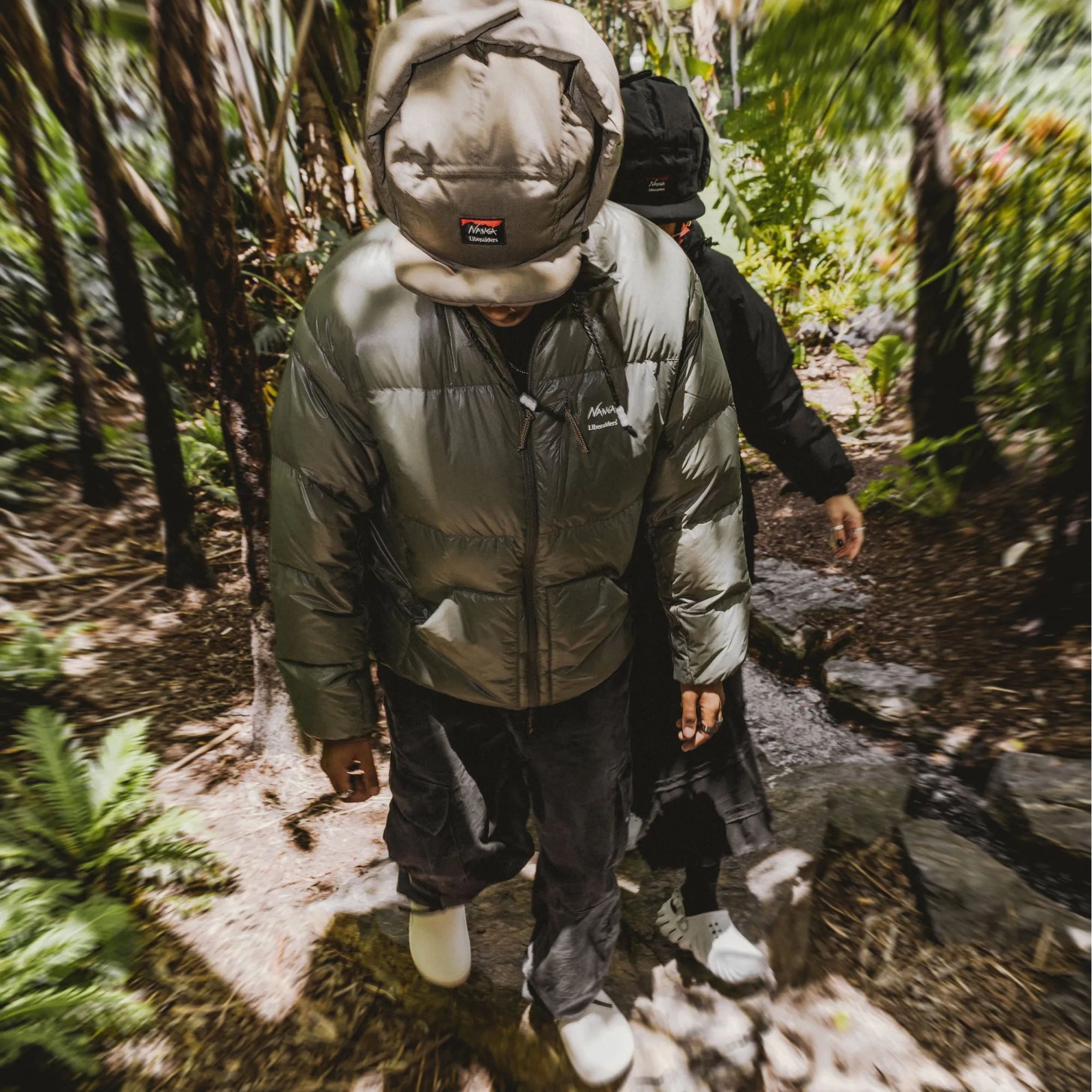 Nanga X Liberaiders Ripstop Nylon Down Jacket Olive