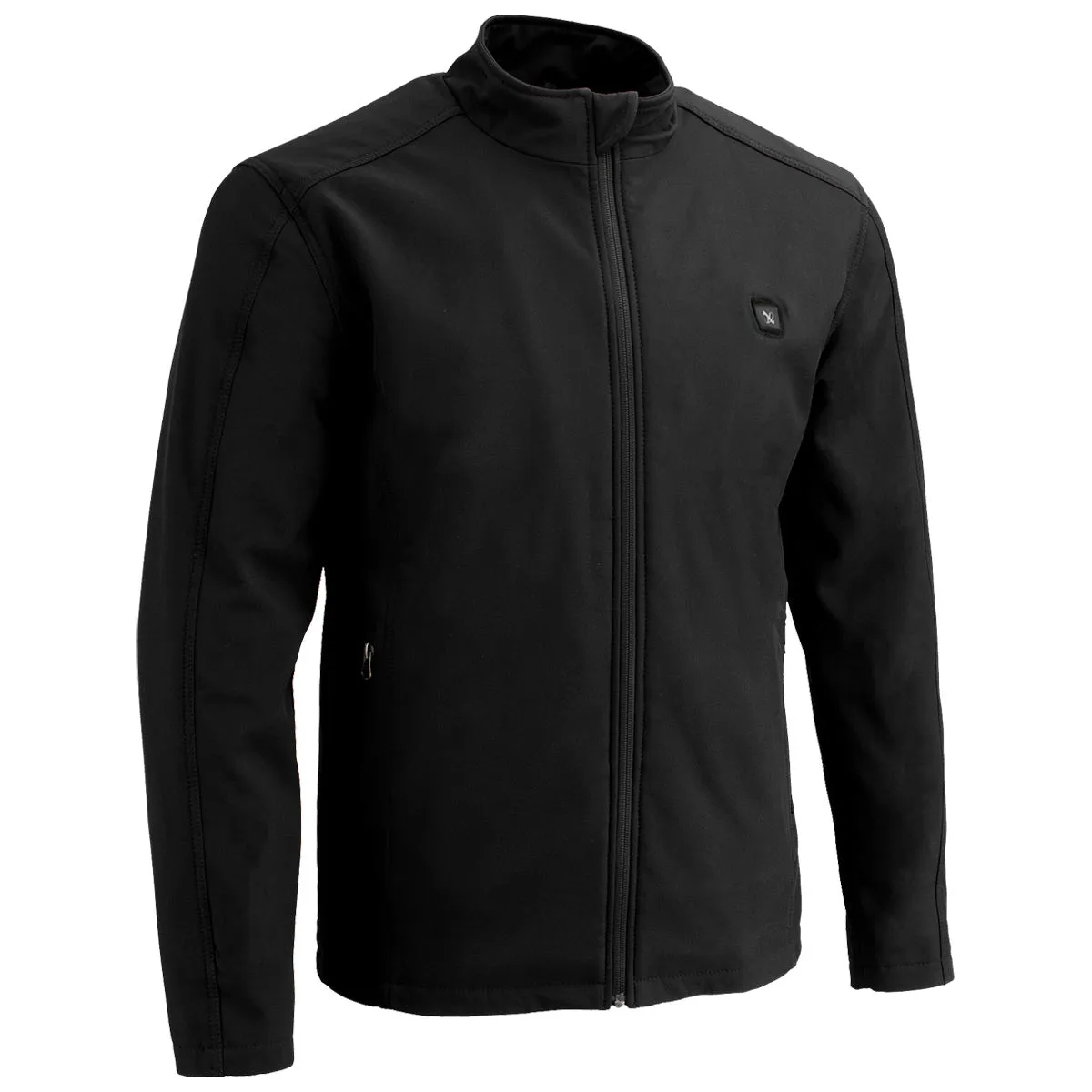 Nexgen Heat MPM1762SET Men’s Soft Shell Heated Jacket - Black Standup