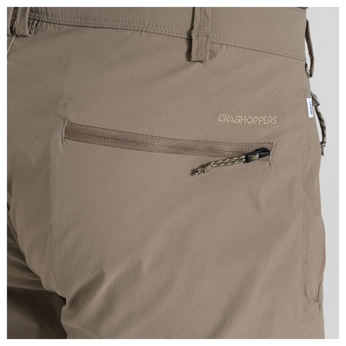 Nosilife Pro Convertible Trousers - Pebble Short Leg