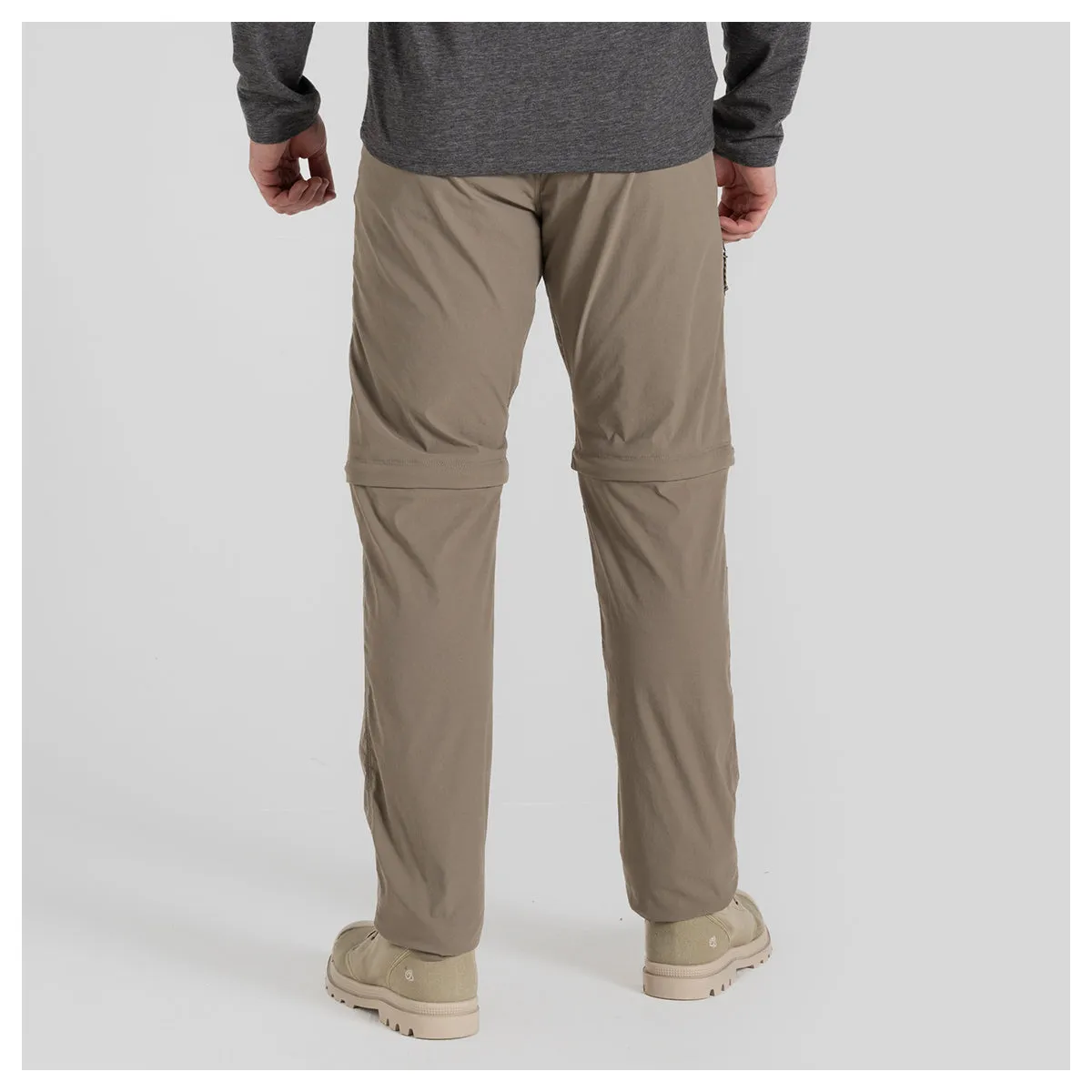 Nosilife Pro Convertible Trousers - Pebble Short Leg