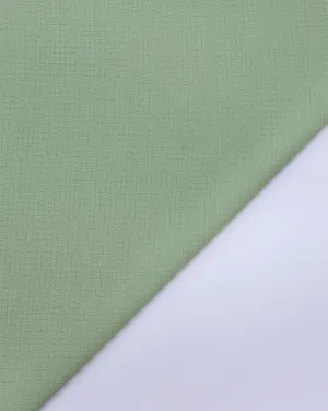 OLIVE GREEN BUBBLE CREPE FABRIC