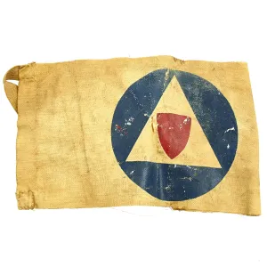 Original U.S. WWII Civil Defense Auxiliary Police Corps Armband