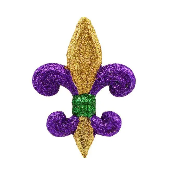 PGG Glitter Fleur de Lis Pick: 4"