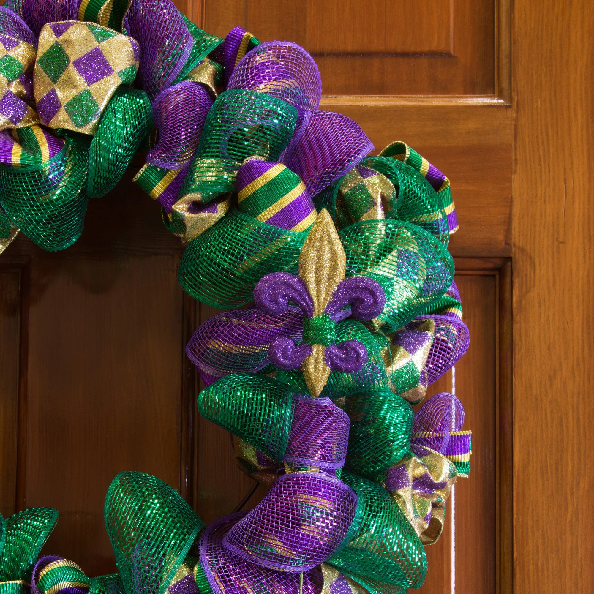 PGG Glitter Fleur de Lis Pick: 4"
