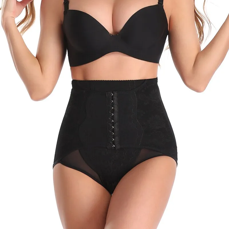 "WowEffect" High-Waisted Firm Double Core Control Girdle Briefs