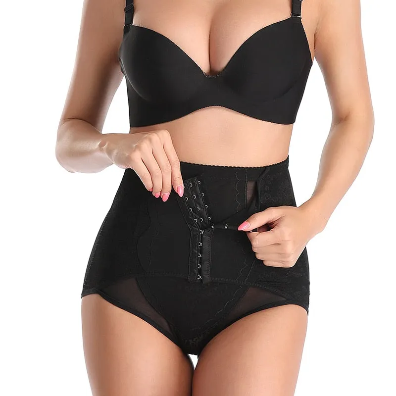 "WowEffect" High-Waisted Firm Double Core Control Girdle Briefs