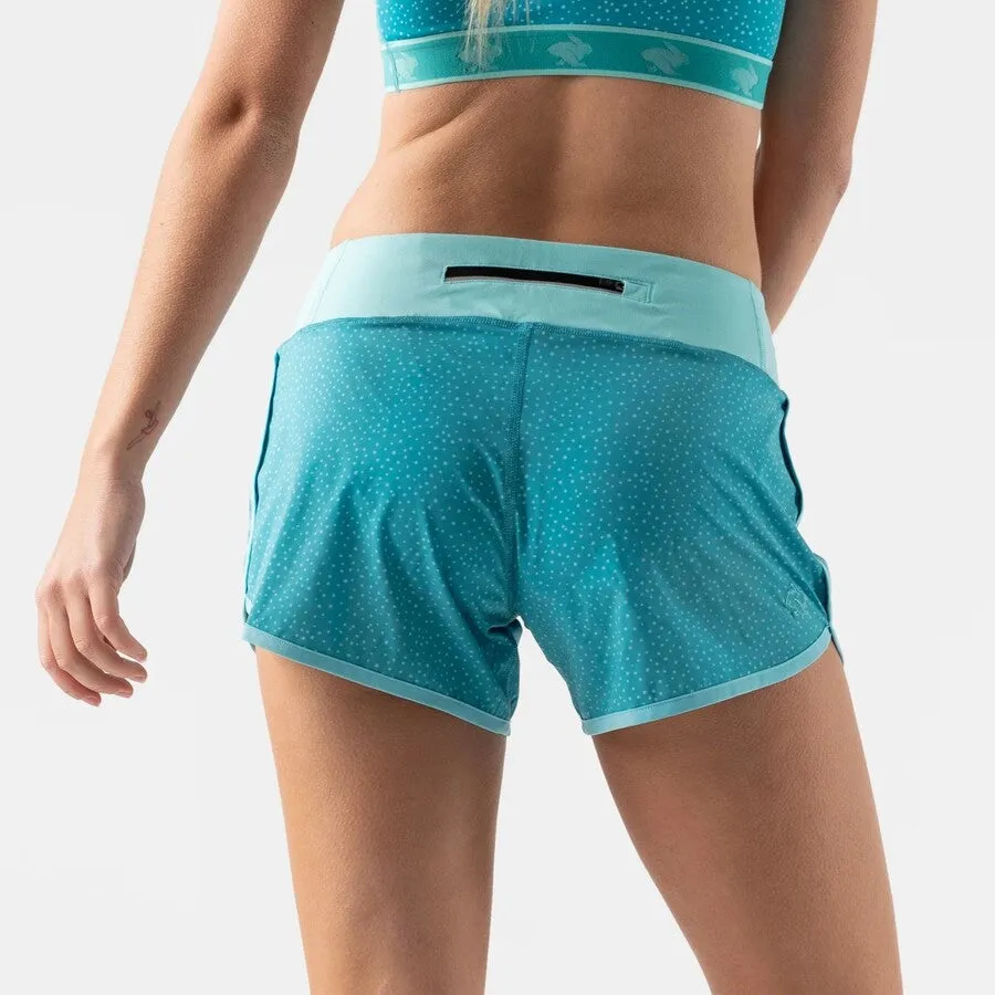 rabbit Hopper 4" Short | Baltic Polkadot | Womens
