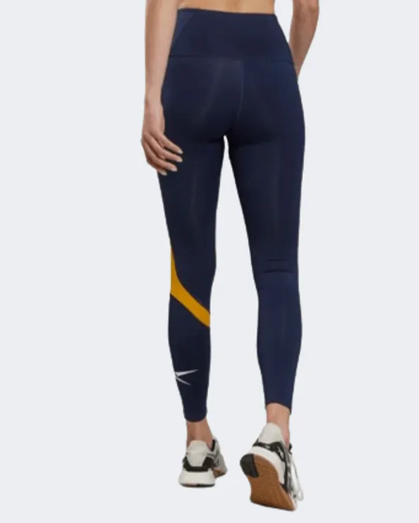 Reebok Workout Ready Vector Women Training Tight Navy Hk4781