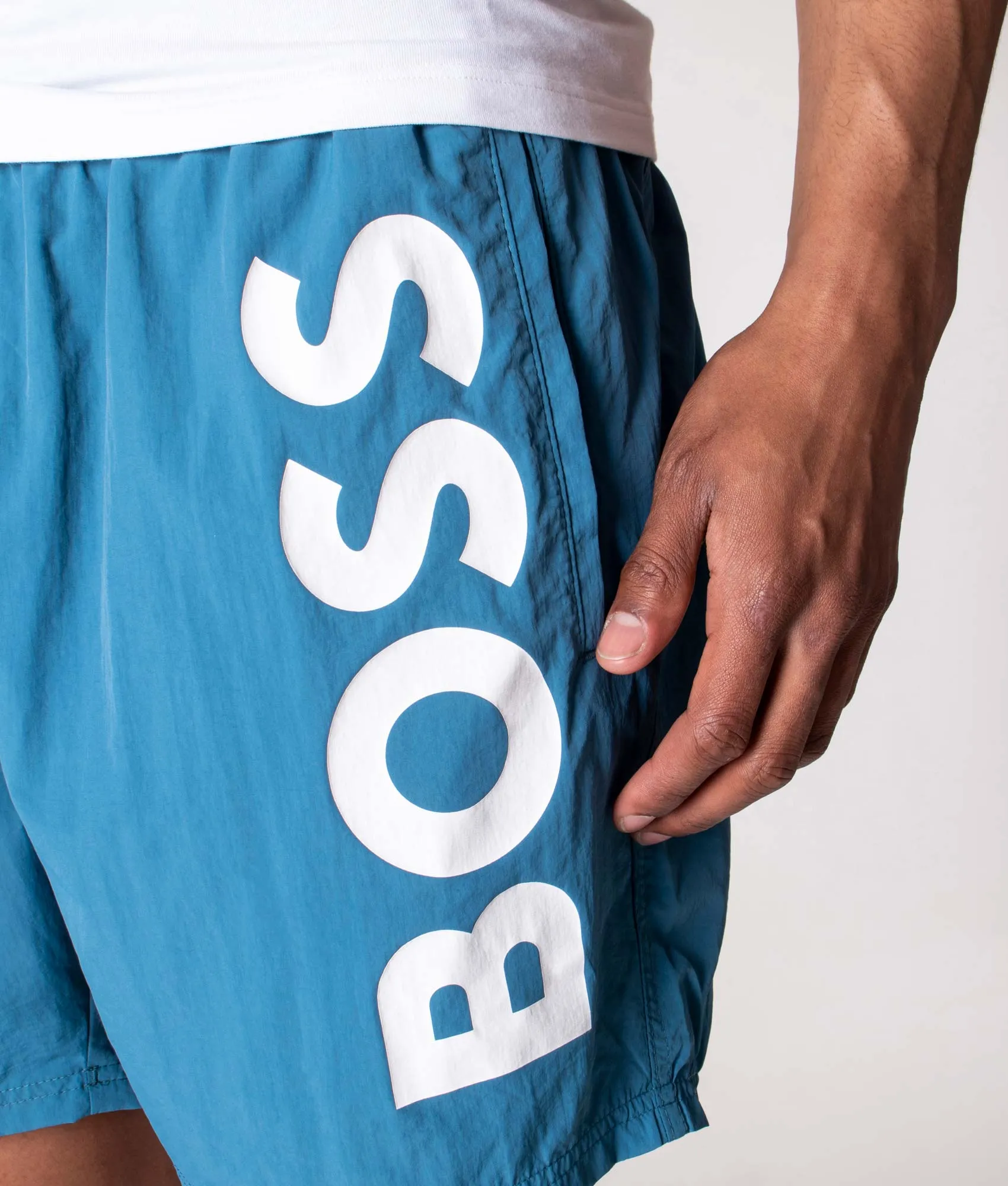 Regular Fit Quick Drying Octopus Swim Shorts