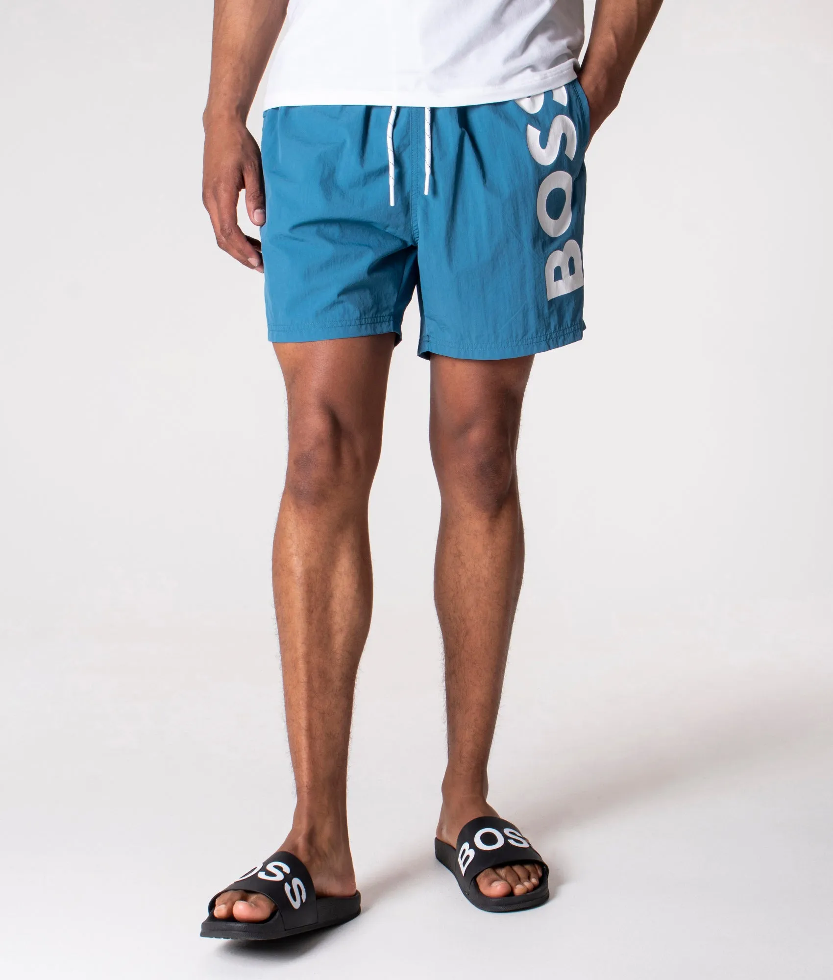 Regular Fit Quick Drying Octopus Swim Shorts