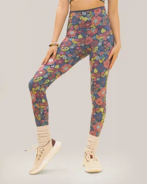 Reversible Ultralight High-Rise Legging - Groovy Meadow