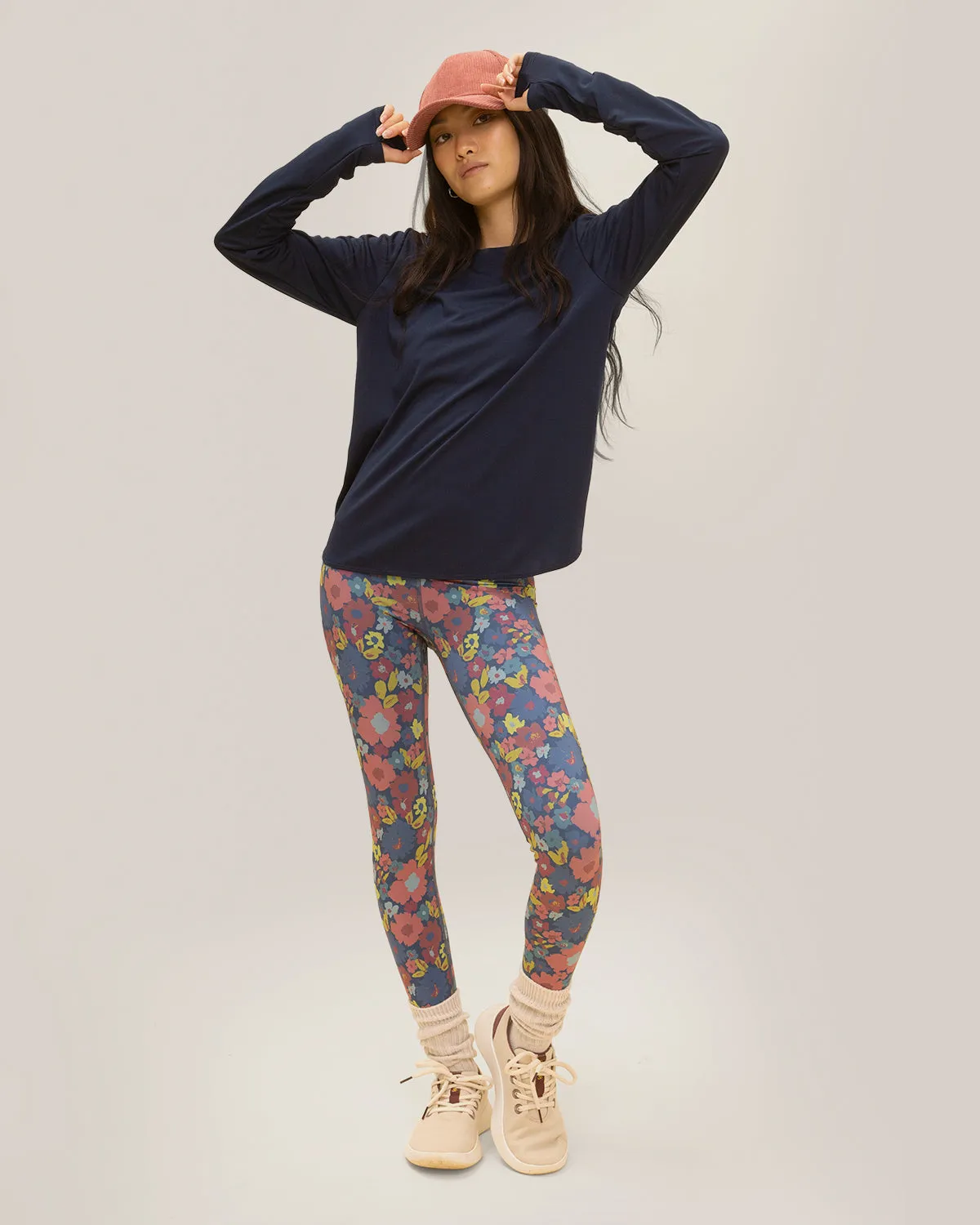 Reversible Ultralight High-Rise Legging - Groovy Meadow