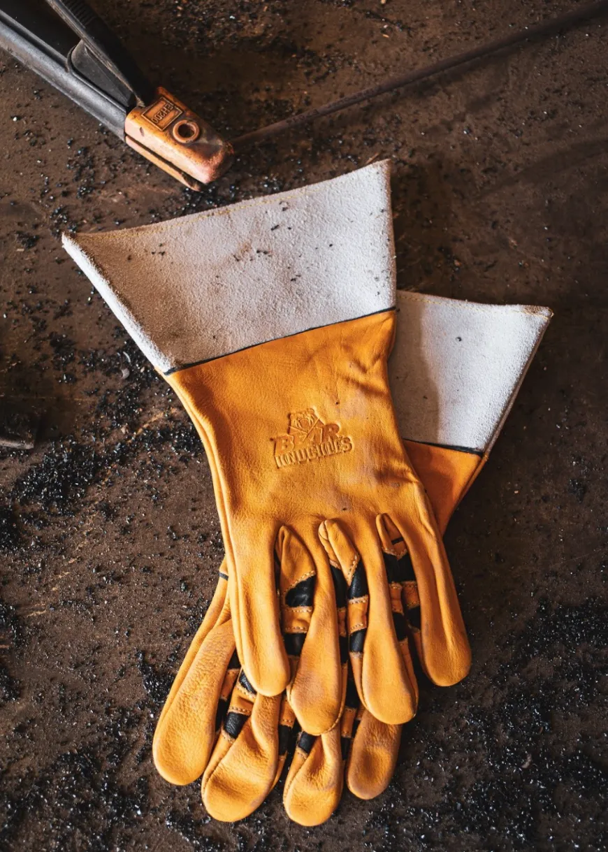 TIG Leather Cowhide Welder Gloves - T355