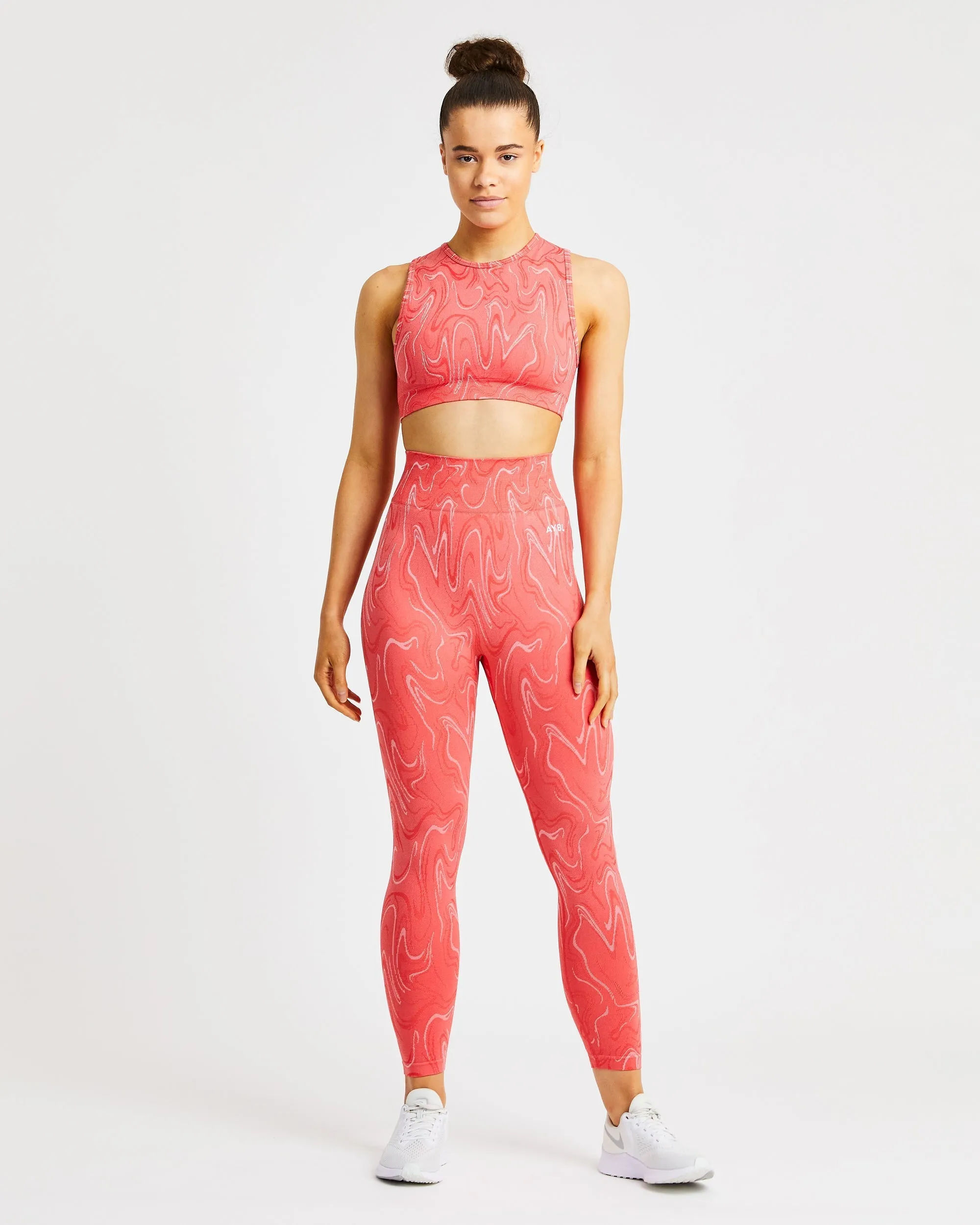Velocity Seamless Leggings - Coral