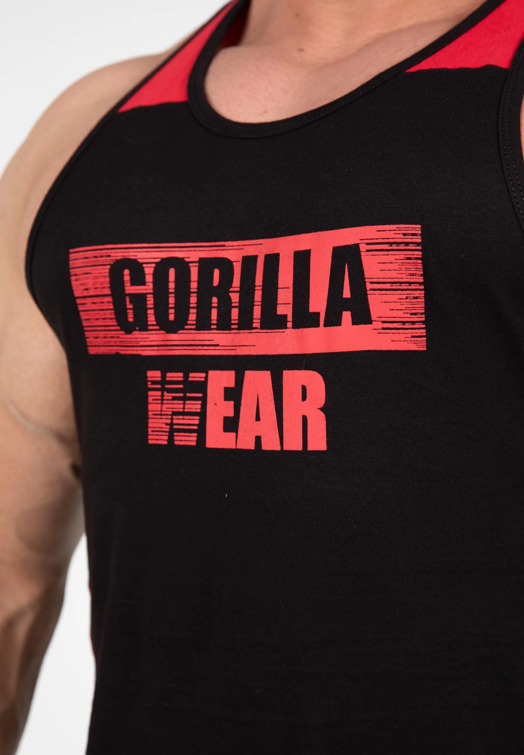 Wallace Tank Top - Black/Red