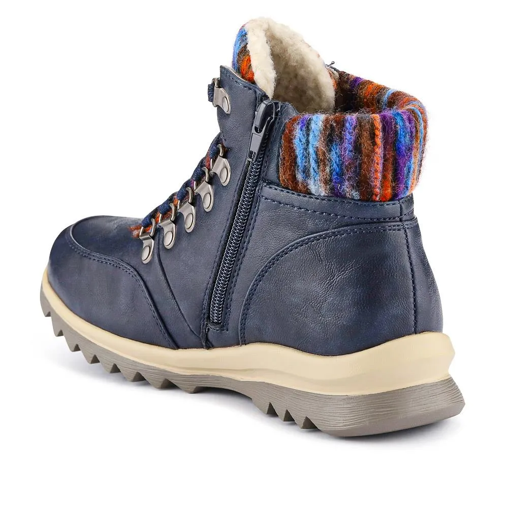 Wide-Fit Warm Ankle Boots - WBINS40213 / 326 404