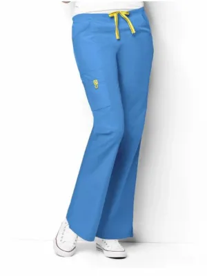 WonderWink Origins Women's Romeo Cargo Scrub Pant | Malibu Blue