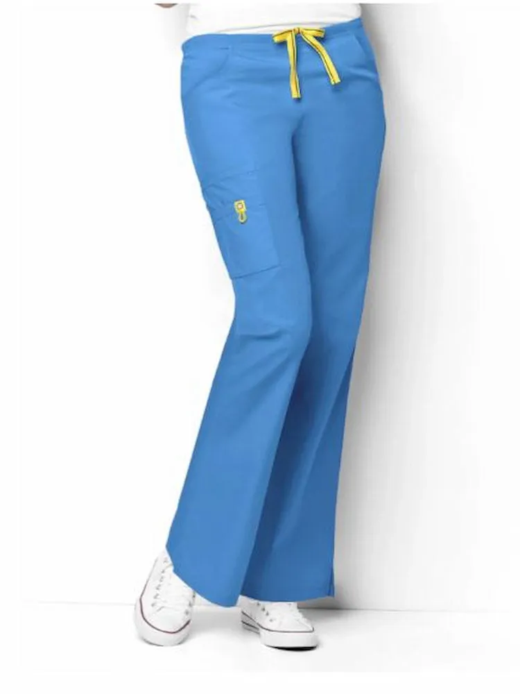 WonderWink Origins Women's Romeo Cargo Scrub Pant | Malibu Blue